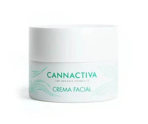 Crema facial con CBD Cannactiva - hidratación natural