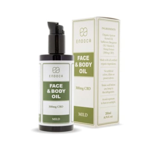 Endoca Face & Body Oil 300 mg cbd