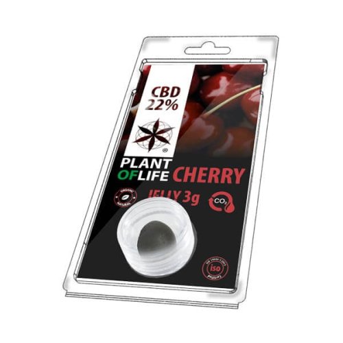 Cherry Hachis de CBD 22% Jelly Plant of Life 3 grs