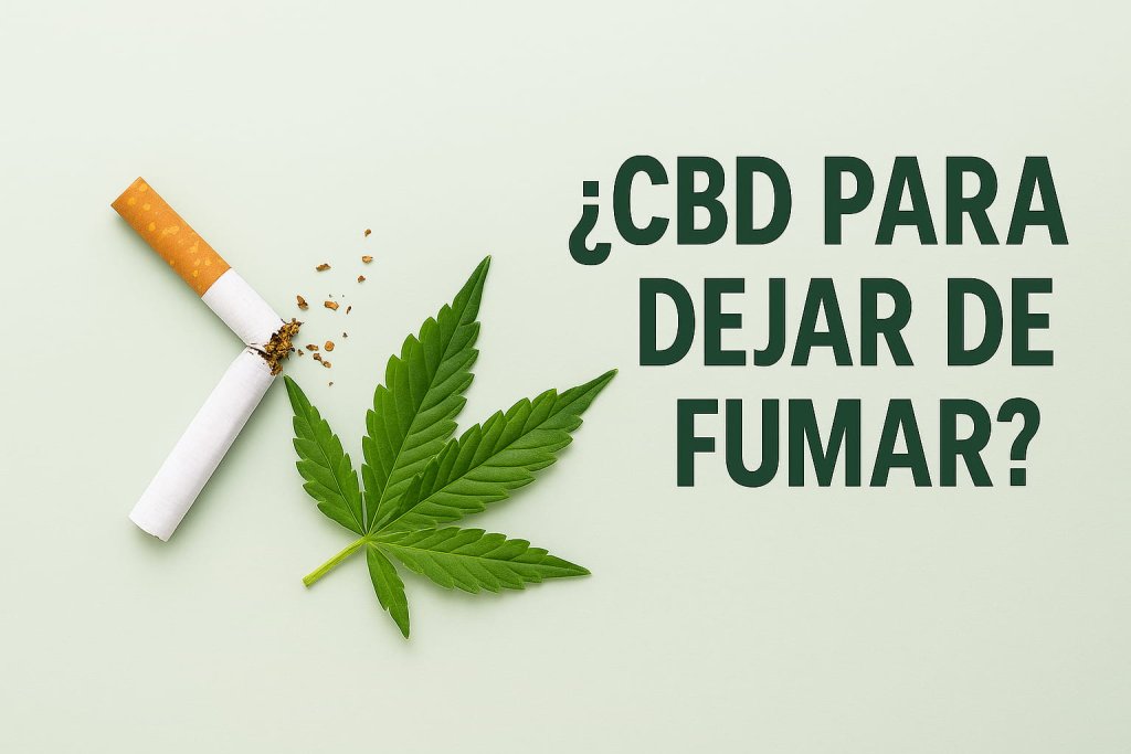 Porro de CBD legal sobre fondo claro con pregunta destacada
