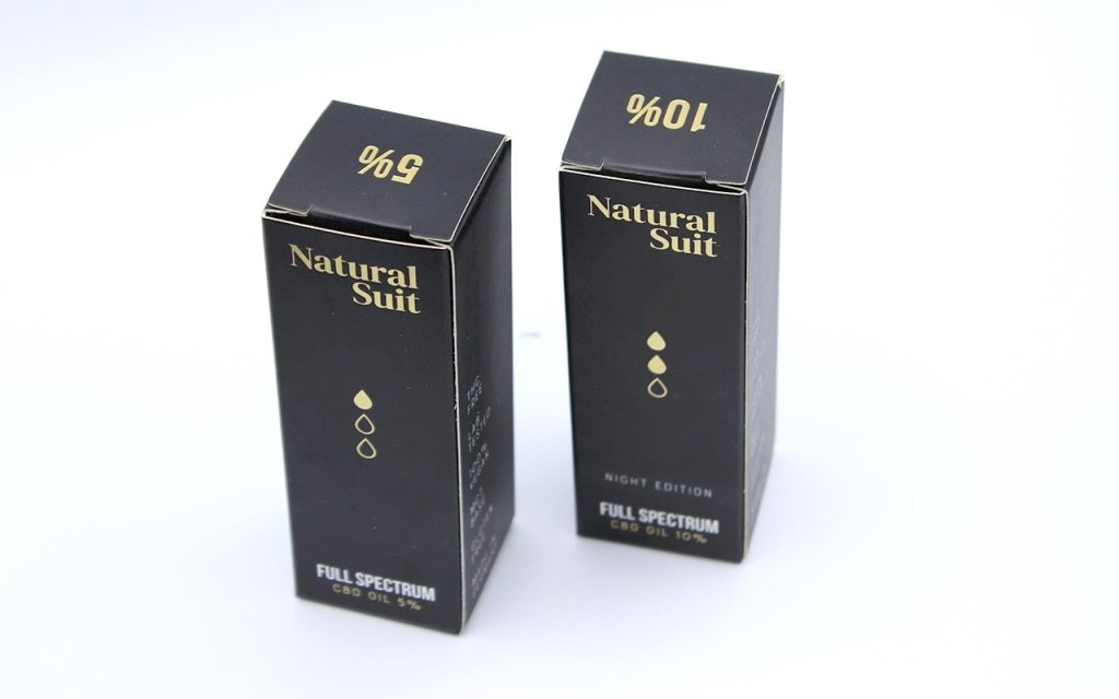 Aceite CBD 10% Natural Suit – espectro completo sin THC