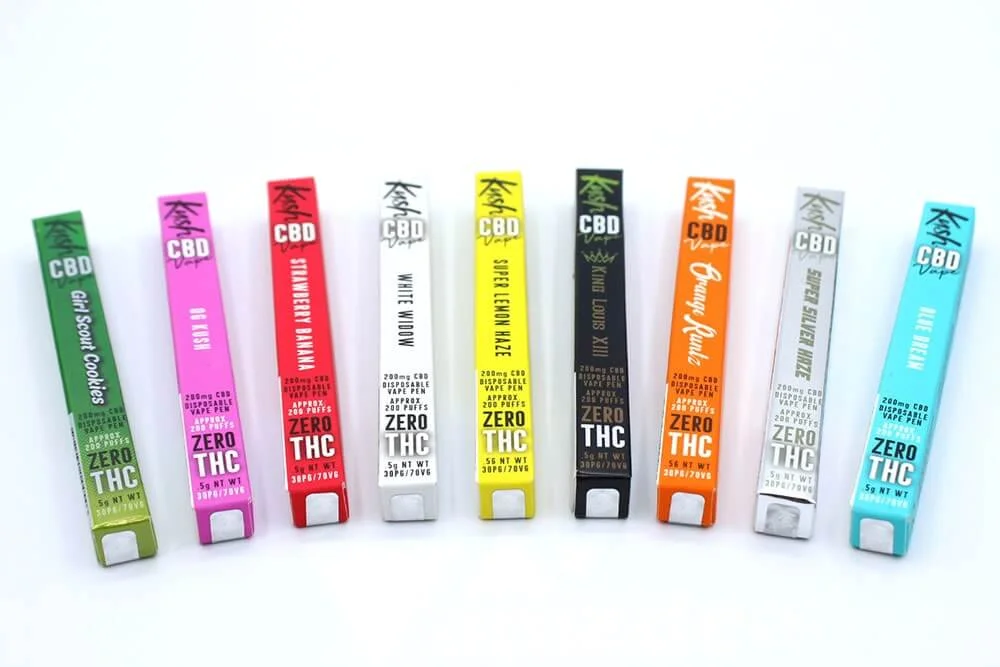 Vaporizador desechable CBD con sabor afrutado