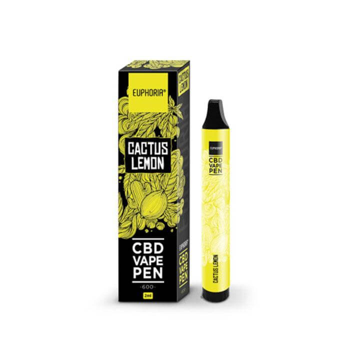 Euphoria Cactus Lemon Vape Pen CBD - Farma CBD