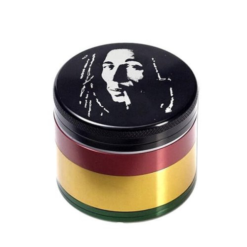 Grinder Polinizador Metal Supergrinder Bob Marley 50 mm