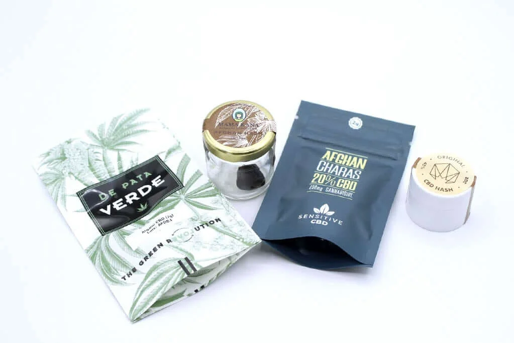 Hachís estilo afgano CBD con perfil frutal y especiado