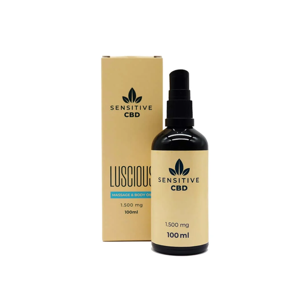 Luscious Sensitive CBD Aceite de Masajes 100ml
