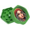 Grinder Biodegradable Rasta 68 mm
