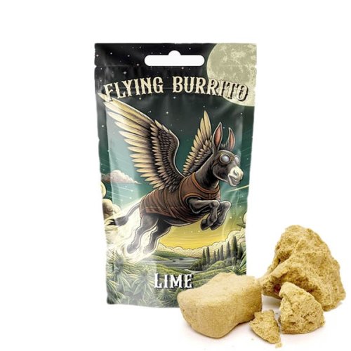 Lime Flying Burrito Hash CBD