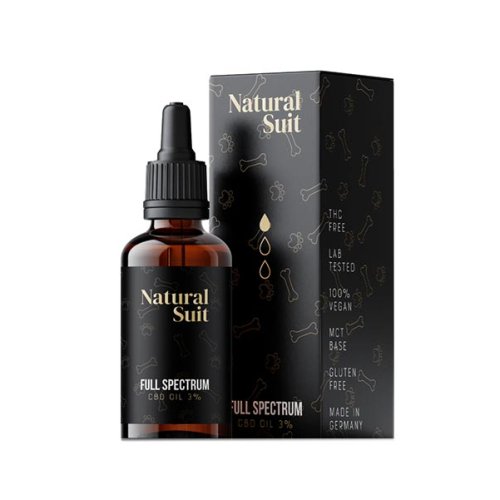 Aceite 3% CBD Mascotas Natural Suit