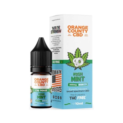 Orange County CBD E-Liquid Kush Menta CBD 300 mg 10 ml