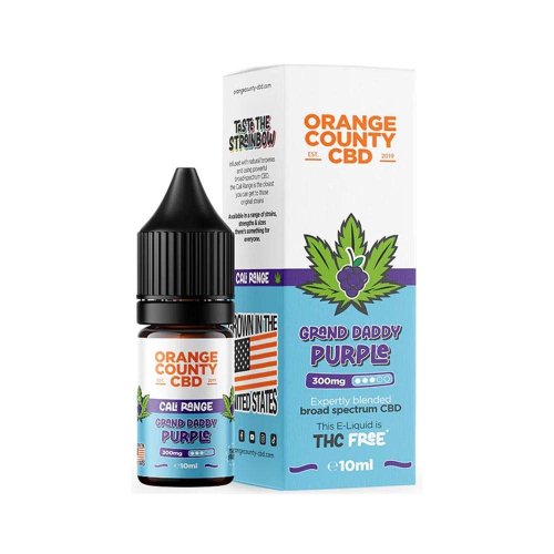 Orange County CBD E-líquido Grand Daddy Purple CBD 300 mg 10 ml