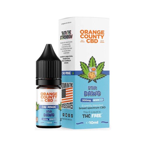 Orange County CBD E-líquido Star Dawg CBD 300 mg 10 ml