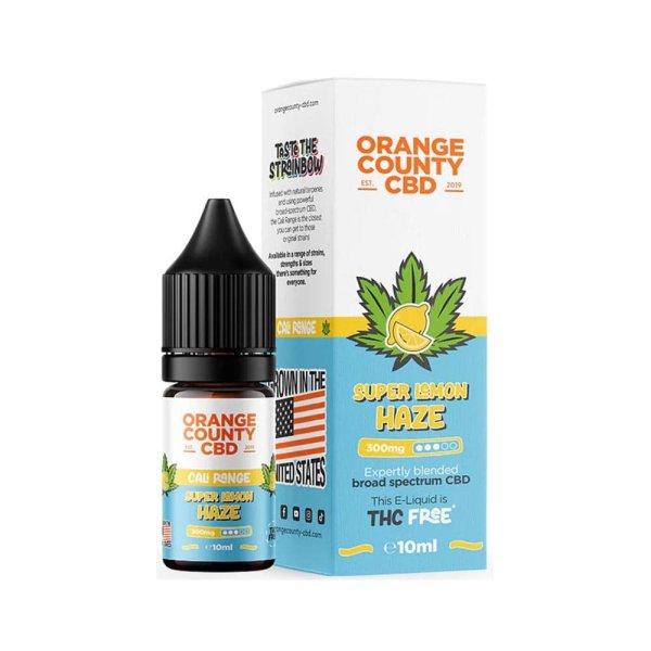 Orange County CBD E-líquido Super Lemon Haze CBD 300 mg 10 ml