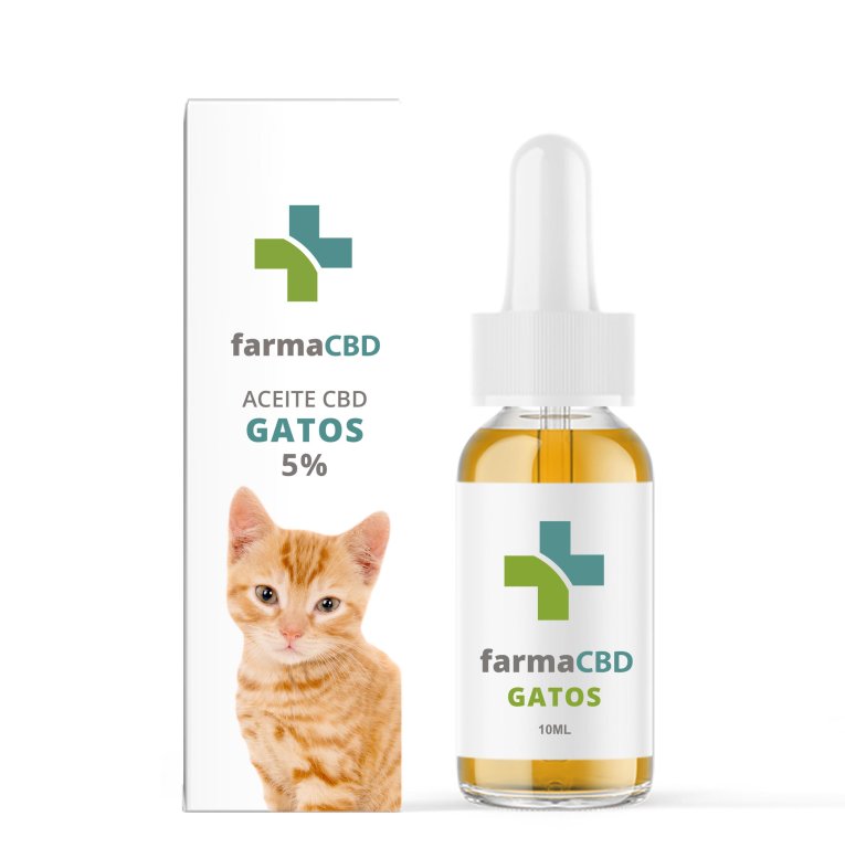 Aceite de CBD para Gatos sabor Salmon 5 Farma CBD