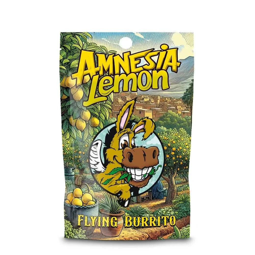 Amnesia Lemon Flying Burrito CBD Hash