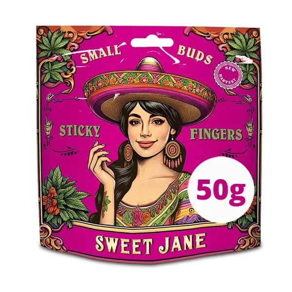 Sweet Jane Sticky Finger 50 g small buds CBD en bolsa grande