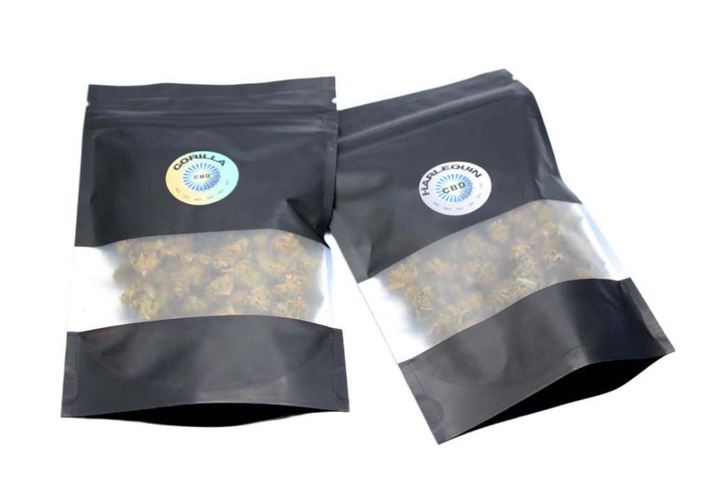 Bolsas de flores Gorilla y Harlequin The Green Muse CBD