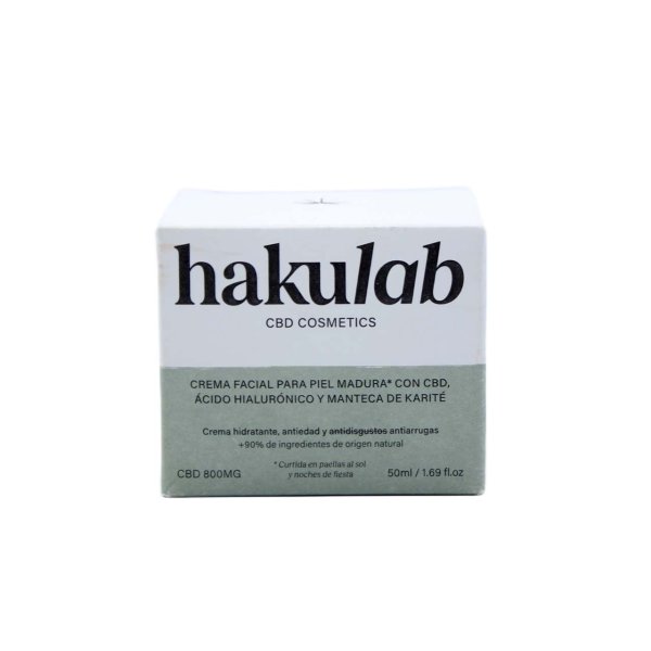 Hakunalab Crema facial antiarrugas pieles maduras CBD - Imagen 4