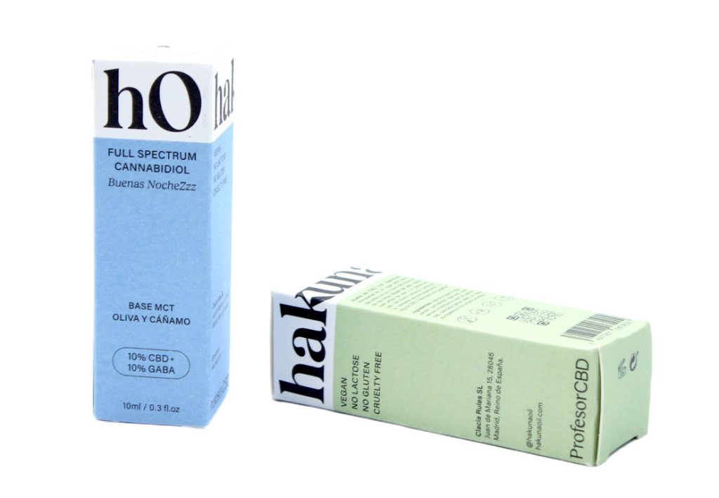 hO Oil Full Spectrum CBD – pack azul Buenas Noches
