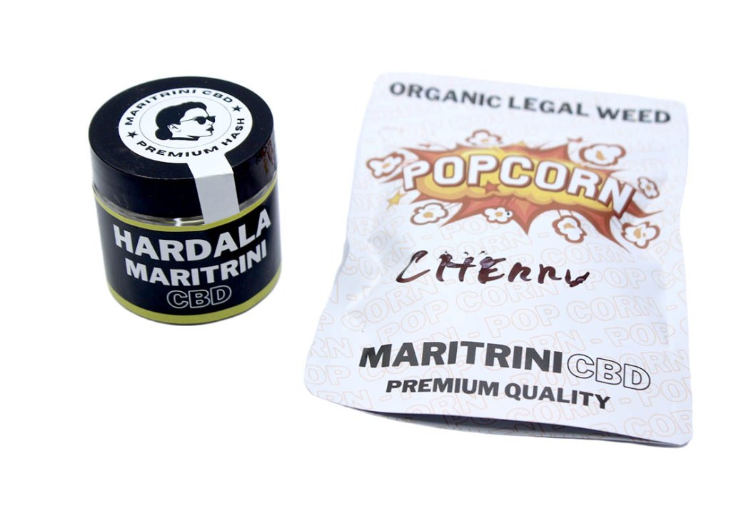 Hash Hardala y Popcorn Cherry de Maritrini CBD