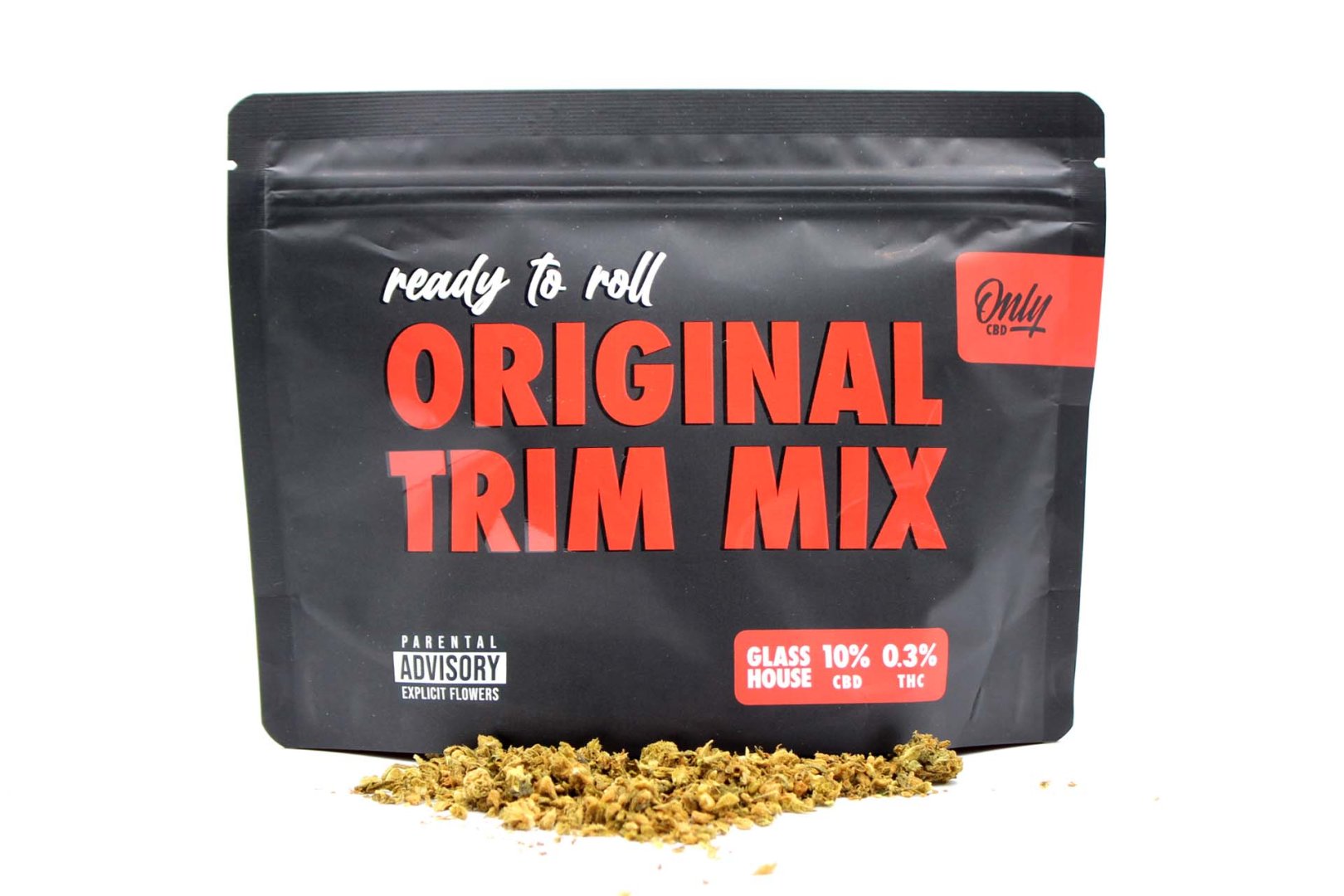Bolsa de trim CBD Original Mix con mezcla de flores trituradas
