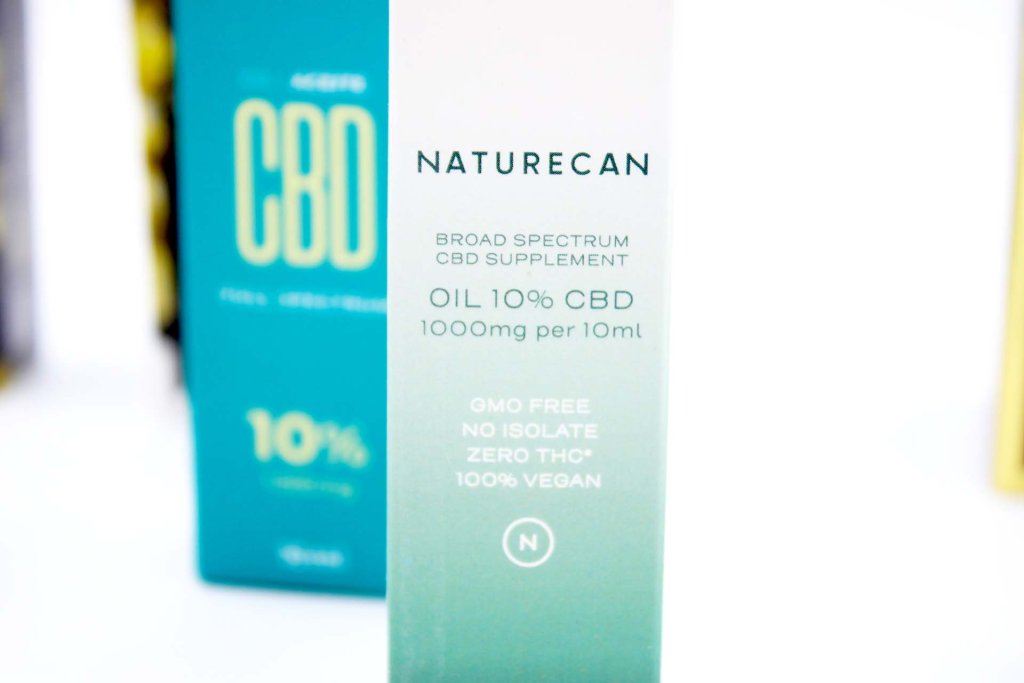 Aceite CBD Naturecan 10% sin THC, broad spectrum y vegano