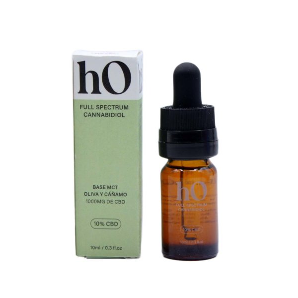 Envase aceite 10% CBD full spectrum oliva y cáñamo