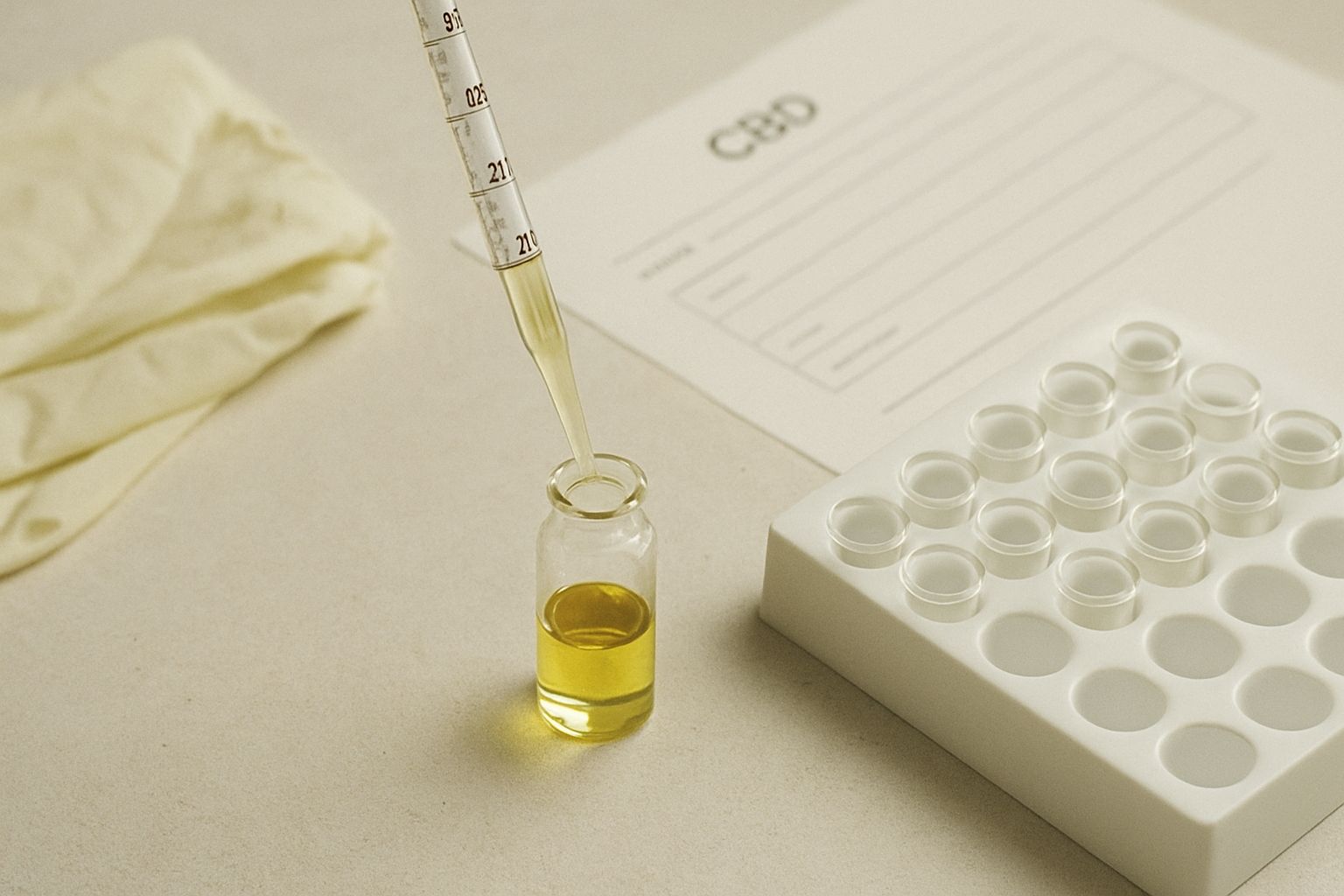 Control de calidad y análisis de laboratorio en productos CBD