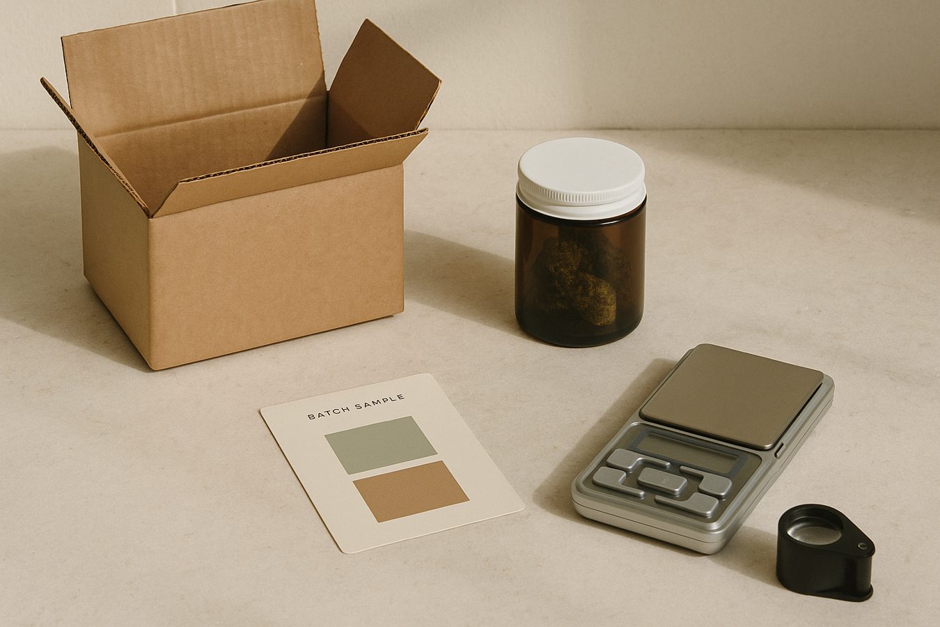 Control de calidad y revisión de lote en producto CBD