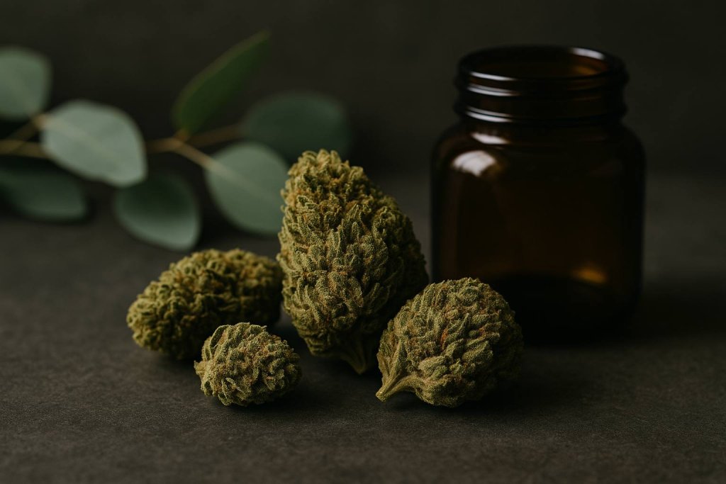 Cómo conservar flores CBD, imagen editorial sin texto