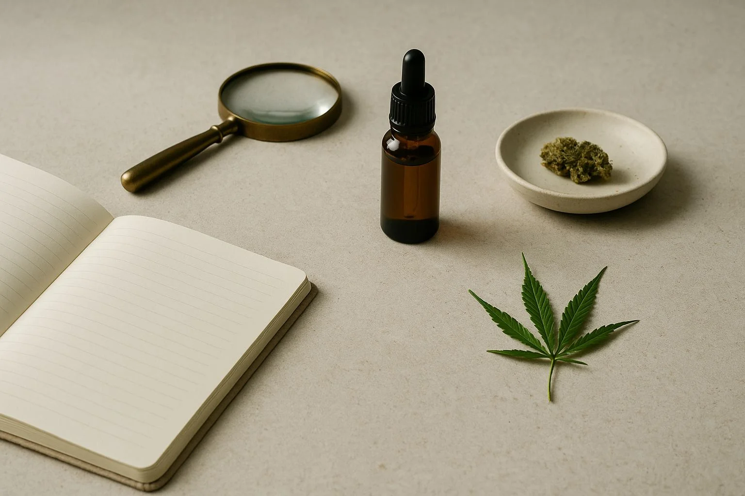 Qué es el CBD explicado | Farma CBD Qué es el CBD explicado con una imagen editorial de cannabidiol y cáñamo