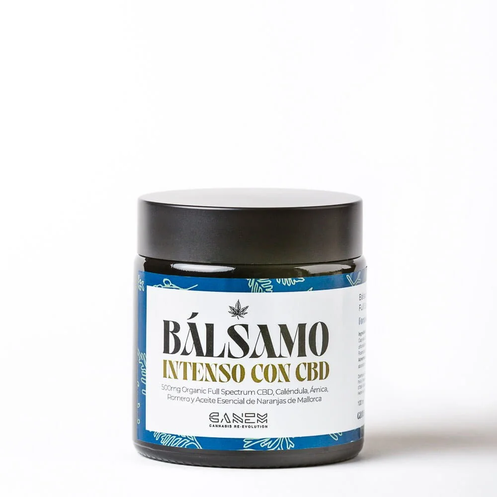 Bálsamo CBD como ejemplo de uso tópico vinculado al sistema endocannabinoide