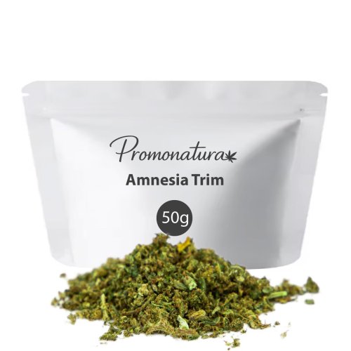 Amnesia Trim Promonatura 50g - recortes Trim CBD de cultivo europeo