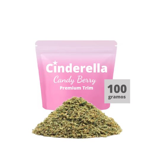 Candy Berry Trim Cinderella 100g - recortes Trim CBD de cultivo europeo