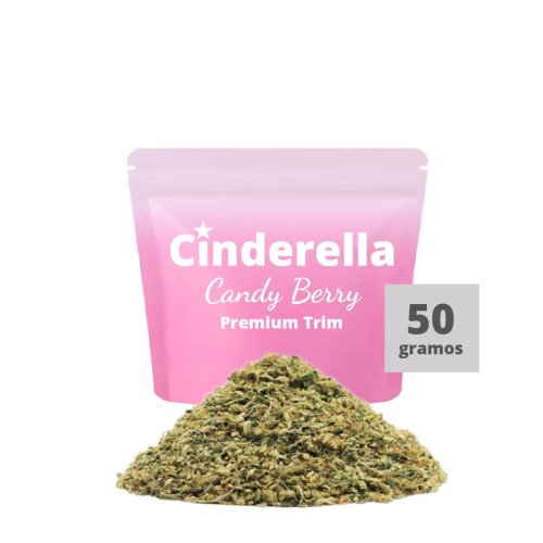Candy Berry Trim Cinderella 50g - recortes Trim CBD de cultivo europeo