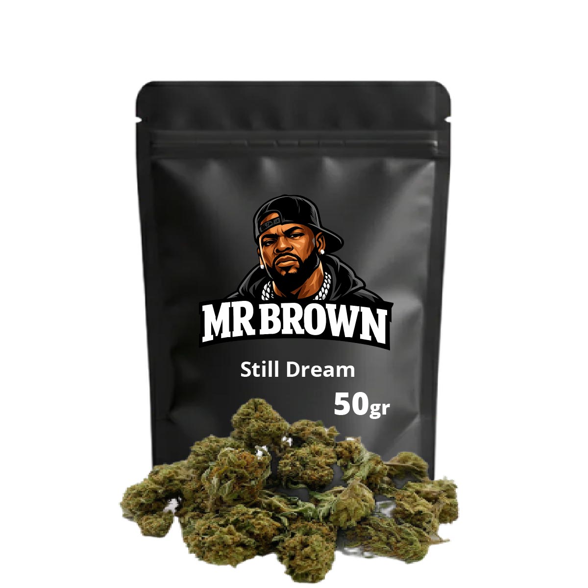 Still Dream Small Buds Mr Brown 50g - cogollos pequeños CBD de cultivo europeo