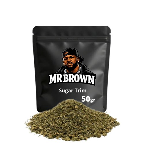 Sugar Trim Mr Brown 50g - recortes Trim CBD de cultivo europeo
