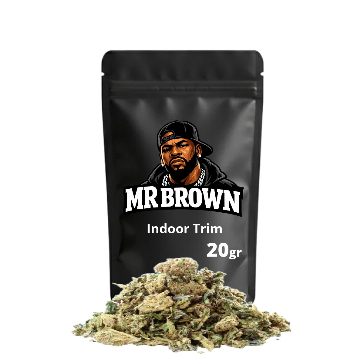 Trim Indoor Mr Brown 20g - recortes Trim CBD de cultivo europeo