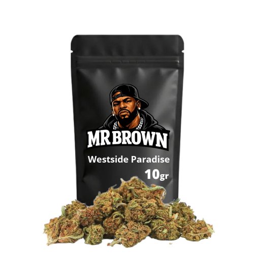Westside Paradise Small Buds Mr Brown 10g - cogollos pequeños CBD de cultivo europeo
