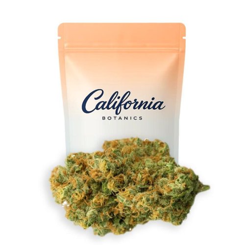 Cogollos indoor Lemon Cookies CBD California Botanics en formato 5 g y 10 g con tonos verdes claros y abundantes tricomas