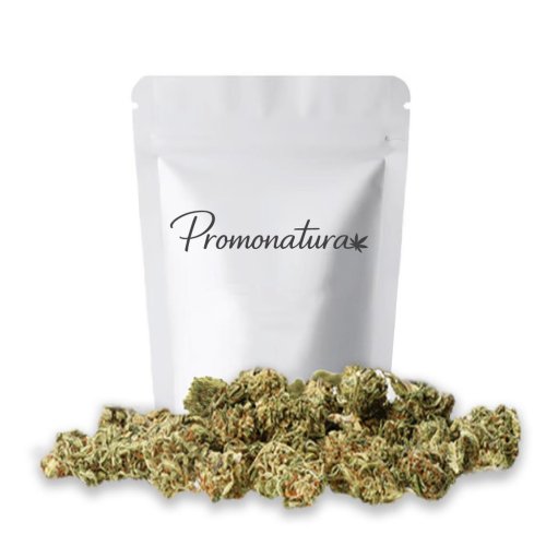 Cogollos pequeños indoor Mazar CBD Promonatura 10g, Small Buds de aroma especiado terroso y resinoso