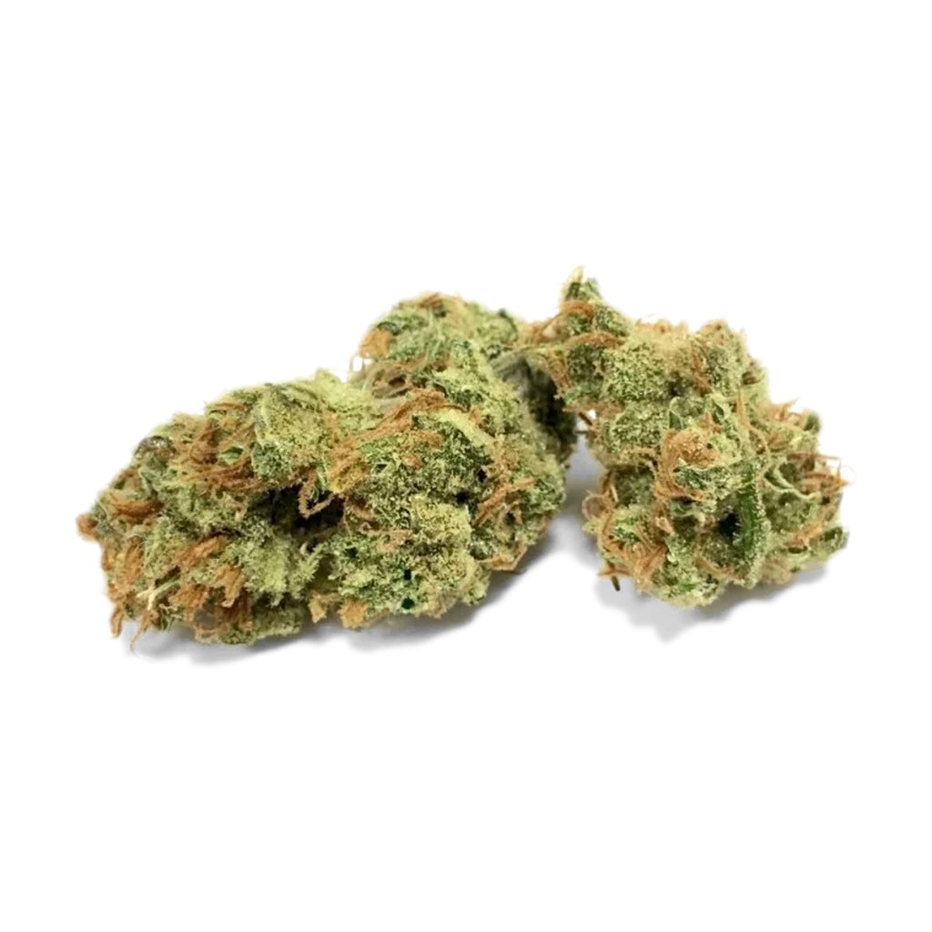 Cogollos de flor CBD Super Silver Promonatura verdes y muy escarchados de tricomas, en formato 5 g y 10 g